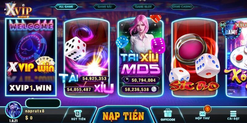 Các tựa game hot hit tại XVIP luôn sẵn sàng dành cho người chơi tham gia.